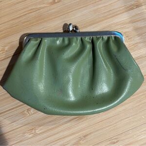 Vintage America Olive Green Clutch